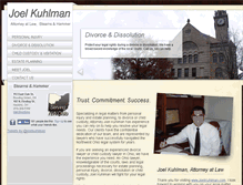 Tablet Screenshot of joelkuhlman.com